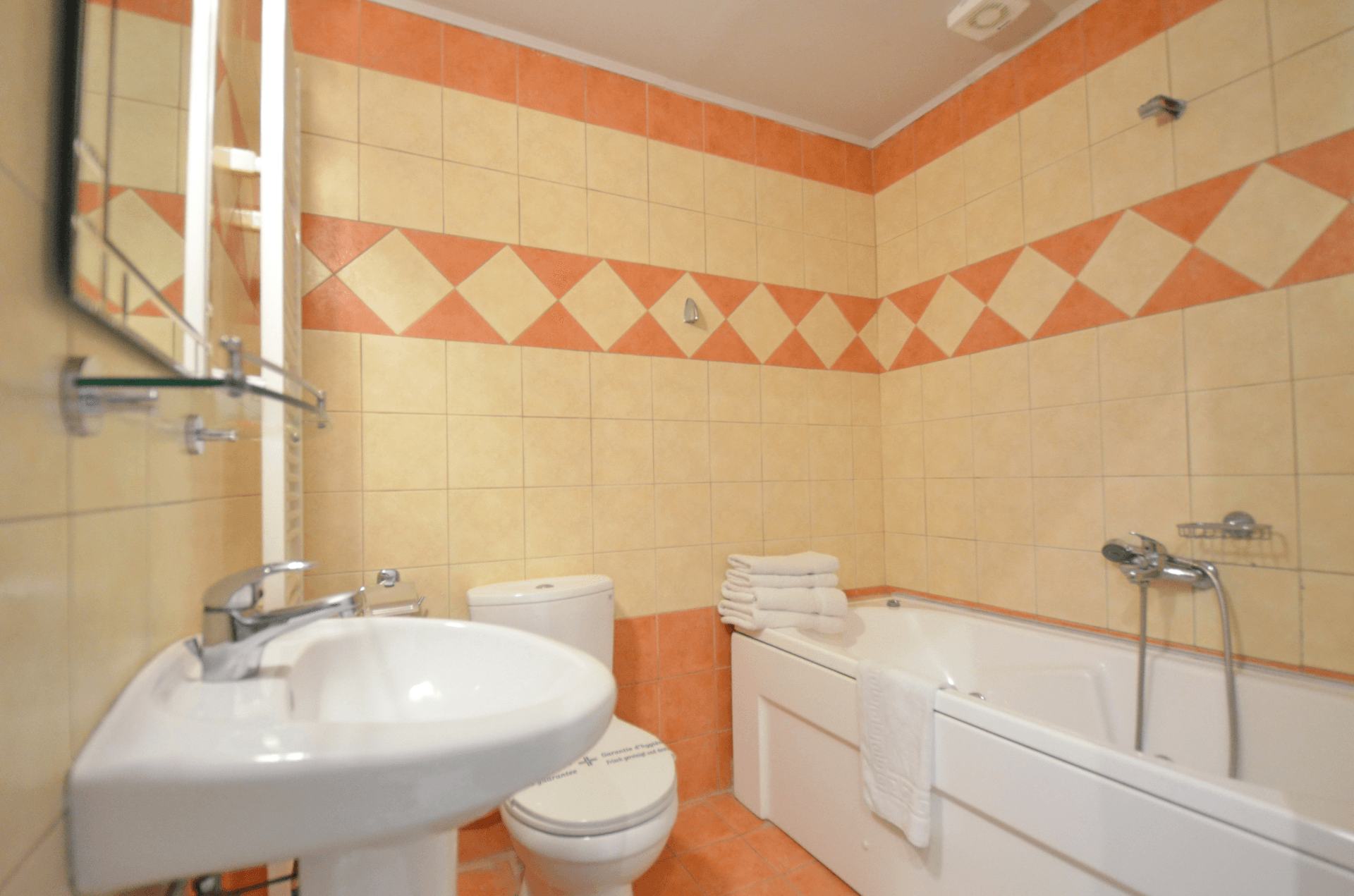 wc at room with fireplace